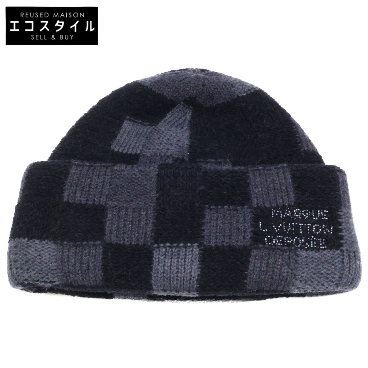 LOUIS VUITTON ルイヴィトン 【新品同様/国内正規】24年製 M5029A ビーニー・LV クラッシュ ダモフラージュ ニットキャップ 帽子