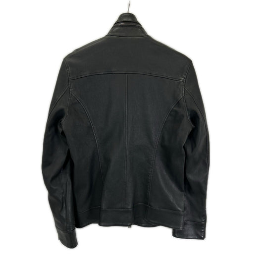 jun hashimoto Jun Hashimoto 1021820007 Black lambskin stretch inner jacket jacket