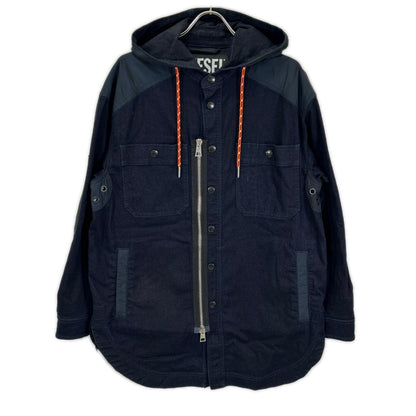 DIESEL ディーゼル インディゴ D-SIMILAR-NE ジョグジーンズ ミリタリー ジャケット ジャケット