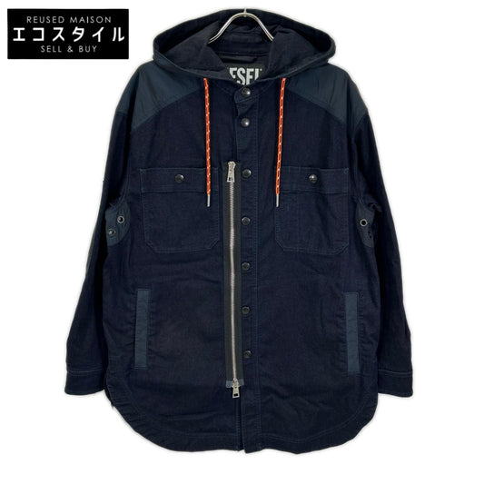 DIESEL Diesel Indigo D-SIMILAR-NE Jog Jeans Military Jacket Jacket