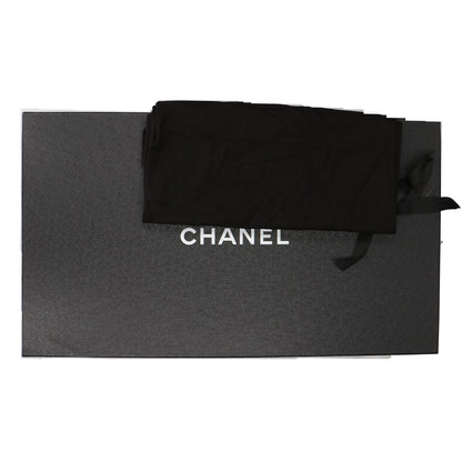 CHANEL シャネル 美品 23A G45096 ココマークトゥ チェーン チャンキーヒール レザーロングブーツ シューズ