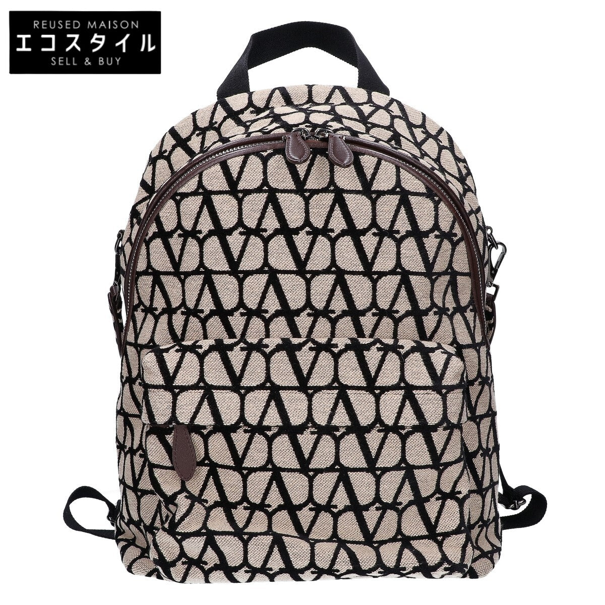 Valentino Garavani ヴァレンティノガラヴァーニ 【美品】トワル イコノグラフ バックパック リュック バックパック