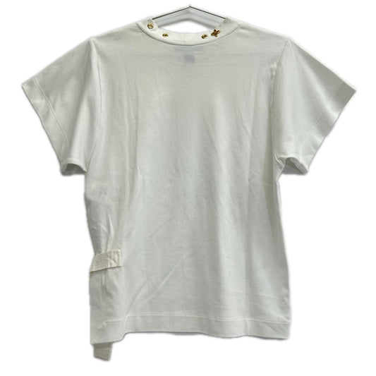 LOUIS VUITTON ルイヴィトン RW191WW JG2 FGTS03 ホワイト サイドストラップ 半袖Tシャツ トップス