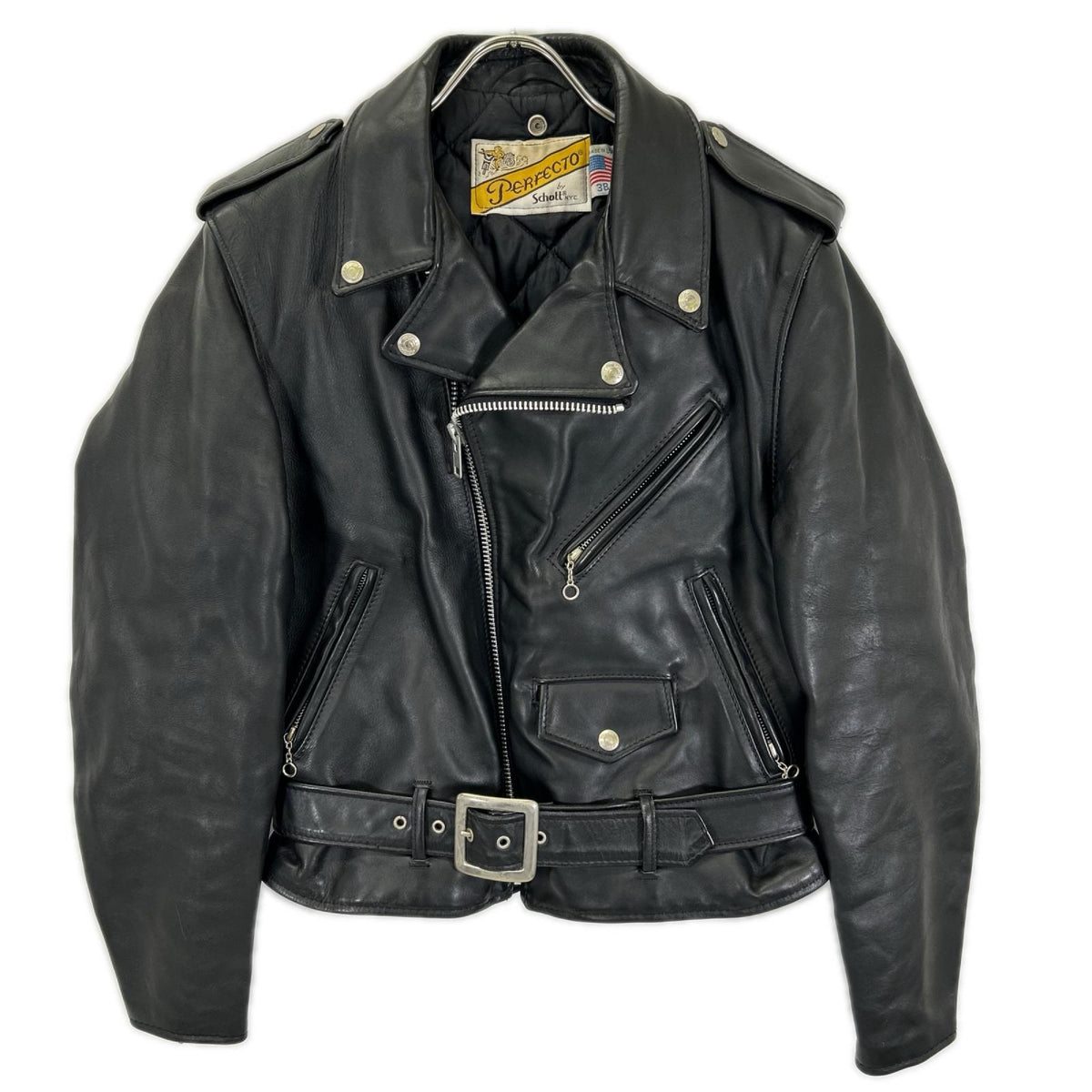 schott ショット バイカータグ後期 ブラック 618 ダブル ライダースジャケット ジャケット