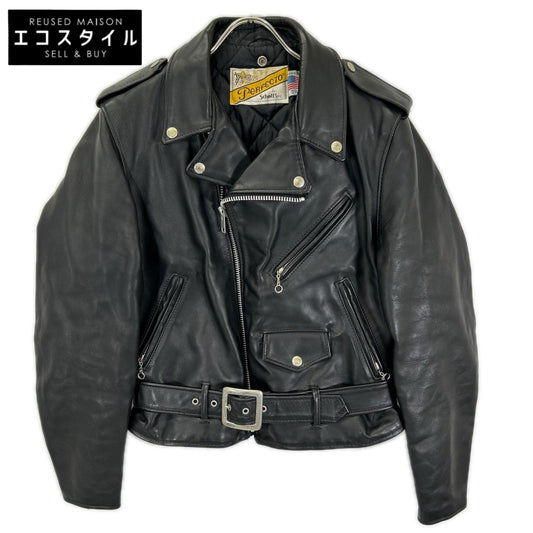 schott ショット バイカータグ後期 ブラック 618 ダブル ライダースジャケット ジャケット