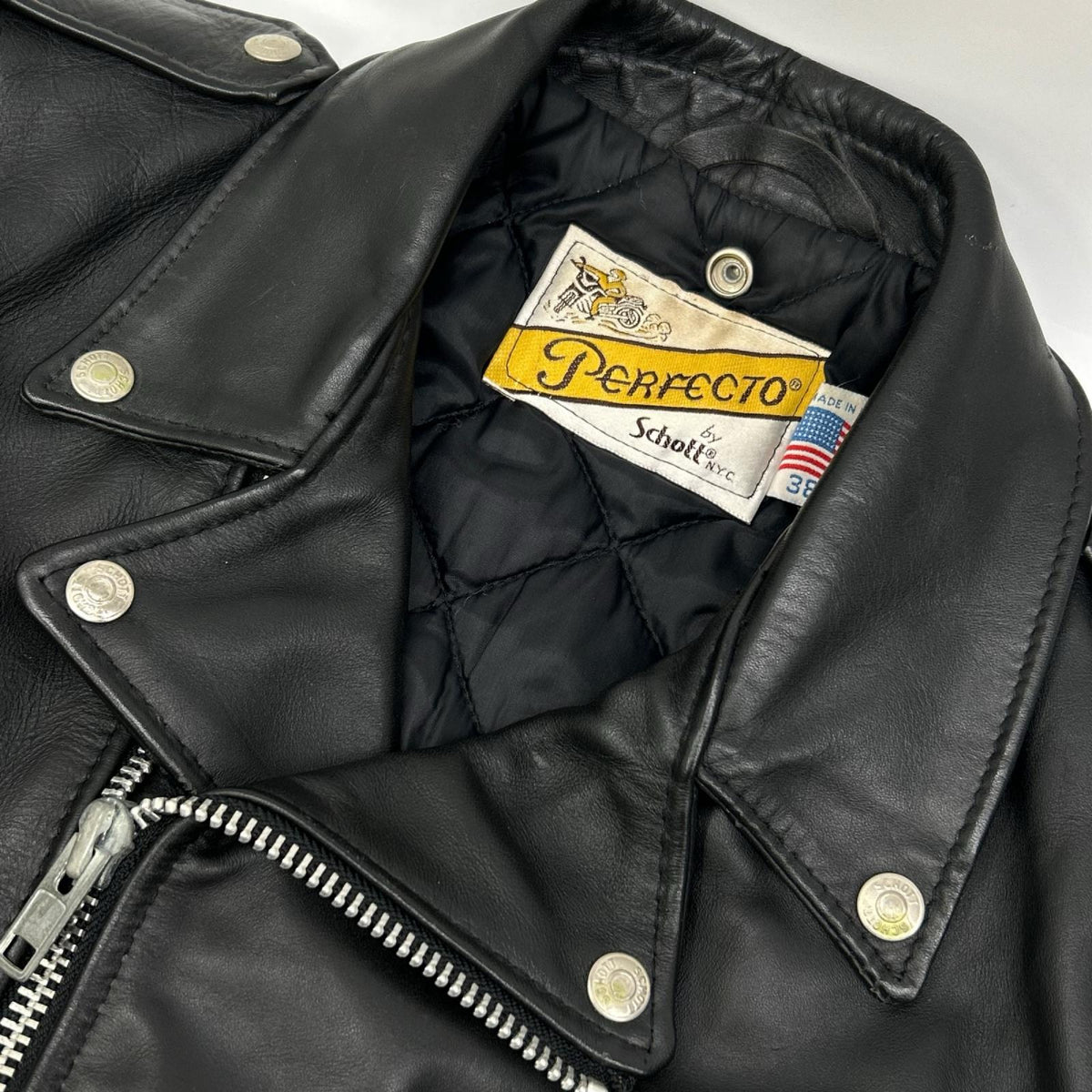 schott ショット バイカータグ後期 ブラック 618 ダブル ライダースジャケット ジャケット