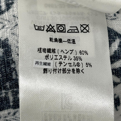 Patagonia パタゴニア STY52550 ブルー×ホワイト 総柄 パタロハ 半袖アロハシャツ トップス