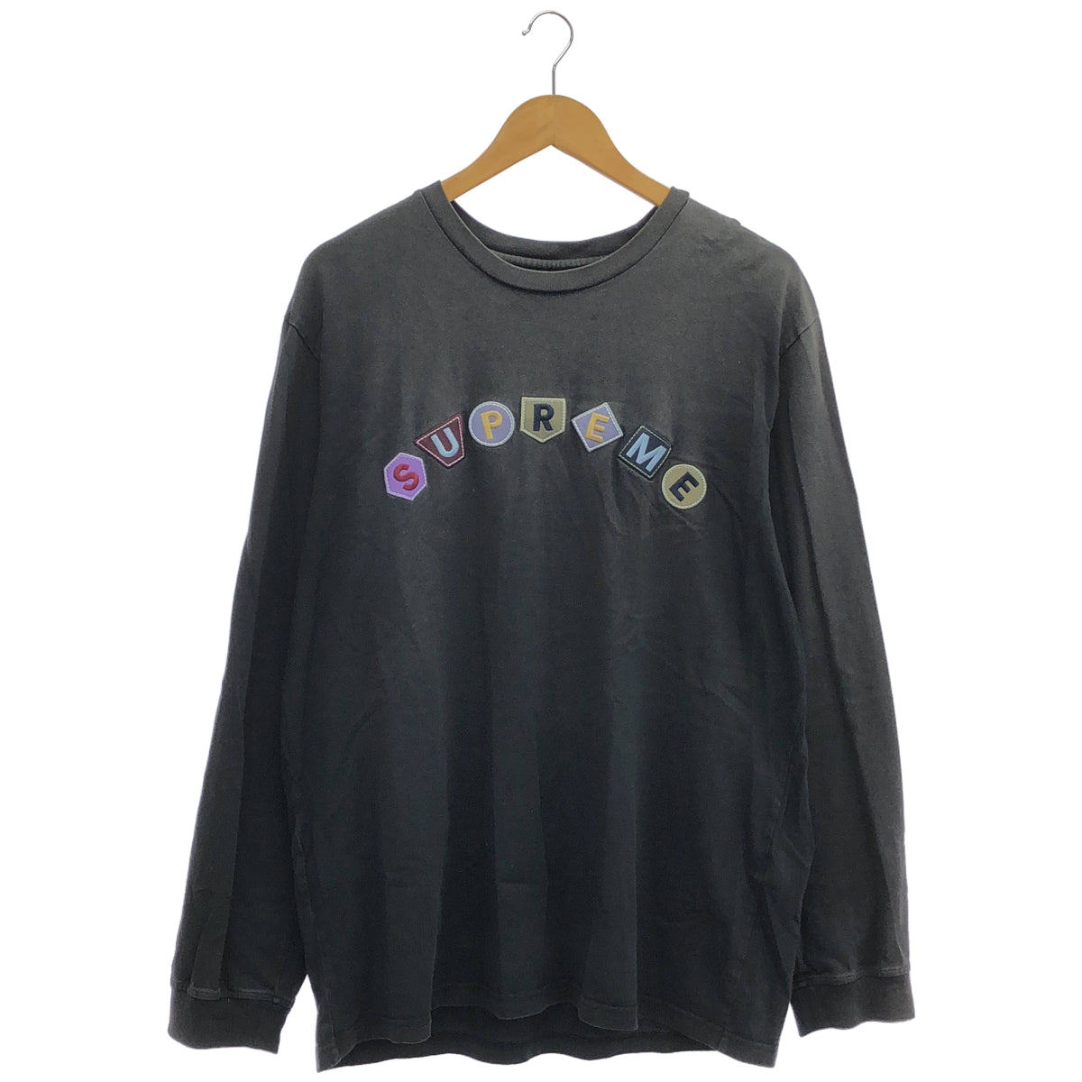 Supreme シュプリーム 21AW ブラック コットン100 ジオ アーク ロングTシャツ トップス
