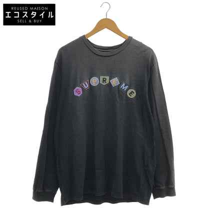 Supreme シュプリーム 21AW ブラック コットン100 ジオ アーク ロングTシャツ トップス