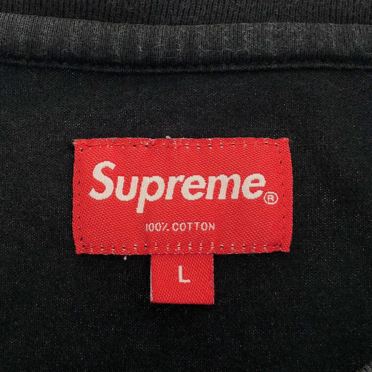 Supreme シュプリーム 21AW ブラック コットン100 ジオ アーク ロングTシャツ トップス