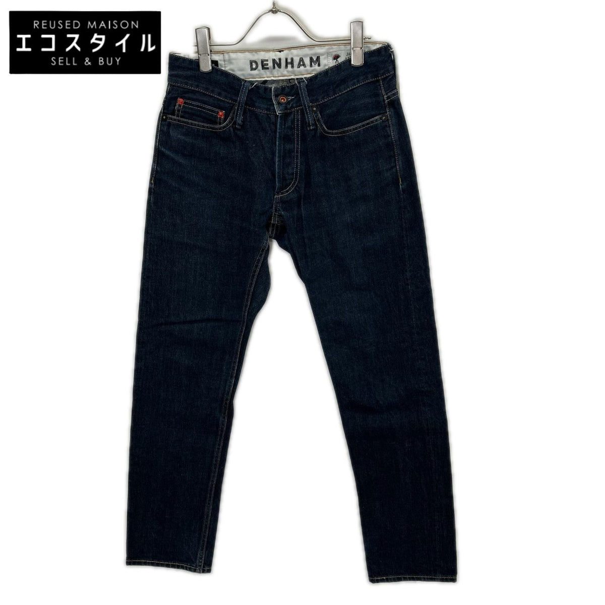 DENHAM デンハム インディゴ JAPANARTISAN HAMMER キャロットフィット デニム ボトムス