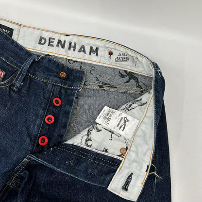 DENHAM デンハム インディゴ JAPANARTISAN HAMMER キャロットフィット デニム ボトムス