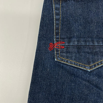 DENHAM デンハム インディゴ JAPANARTISAN HAMMER キャロットフィット デニム ボトムス