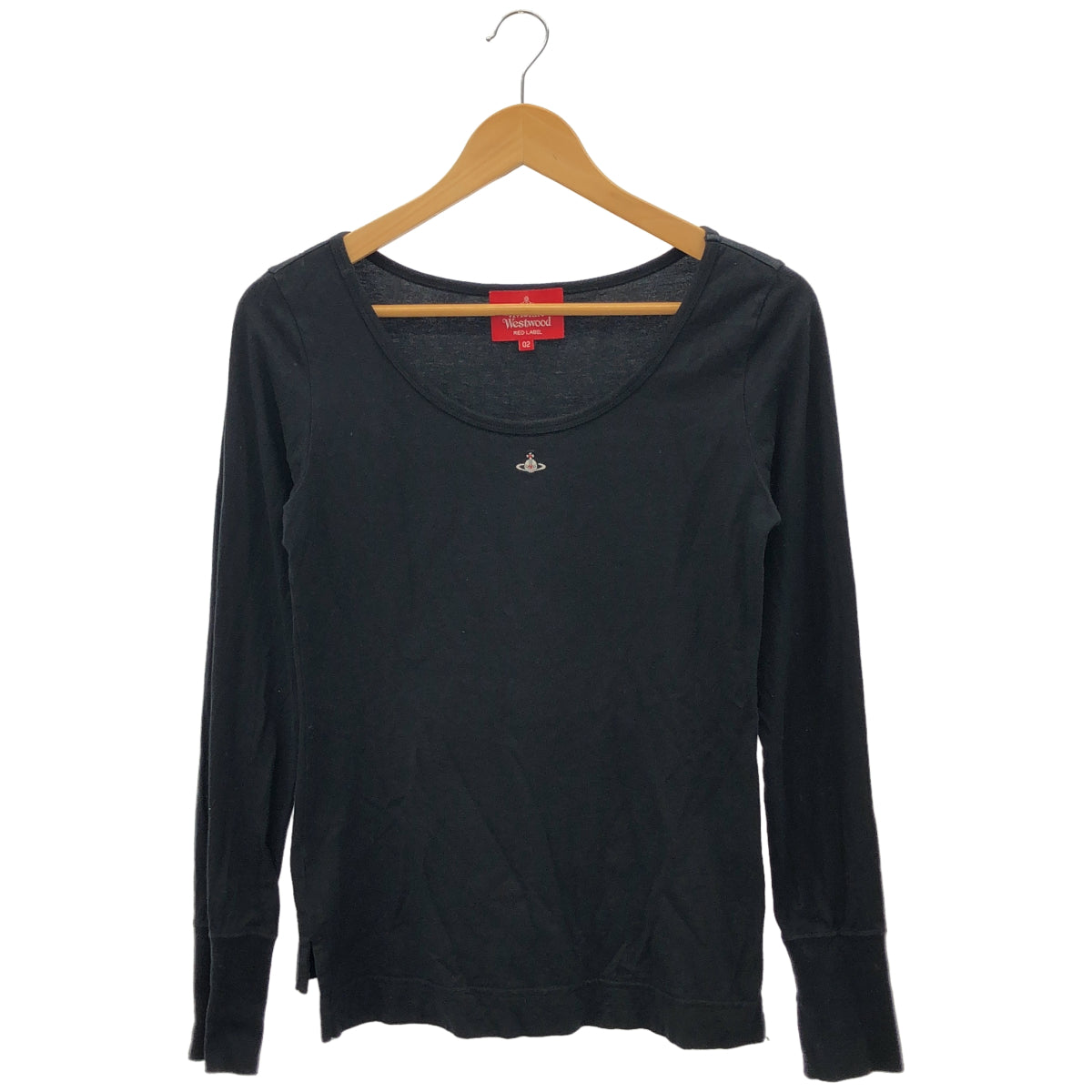 VivienneWestwoodRedLabel ヴィヴィアンウエストウッドレッドレーベル 16-12-312013 ブラック オーブ 長袖 カットソー Tシャツ トップス
