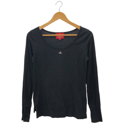 VivienneWestwoodRedLabel ヴィヴィアンウエストウッドレッドレーベル 16-12-312013 ブラック オーブ 長袖 カットソー Tシャツ トップス