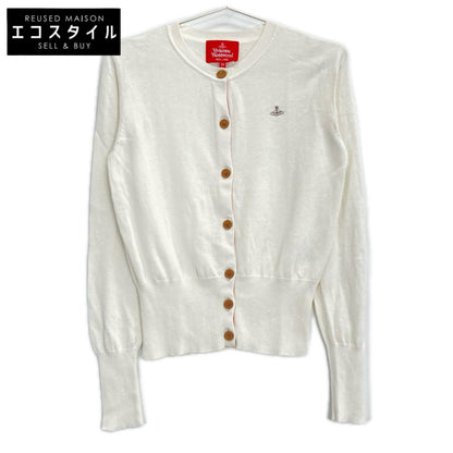 VivienneWestwoodRedLabel ヴィヴィアンウエストウッドレッドレーベル 16-12-111018 ホワイト オーブ ボタン カーディガン トップス