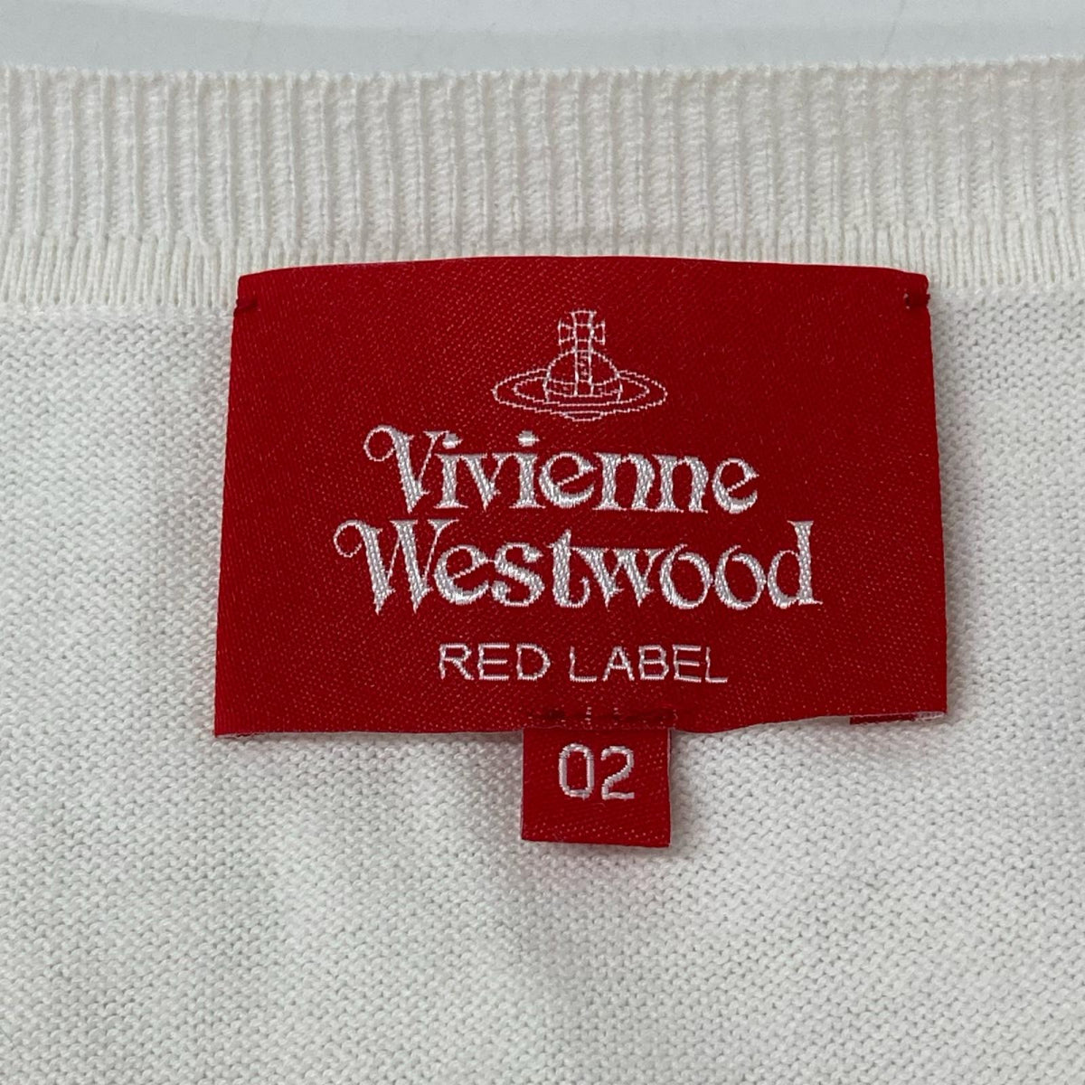 VivienneWestwoodRedLabel ヴィヴィアンウエストウッドレッドレーベル 16-12-111018 ホワイト オーブ ボタン カーディガン トップス