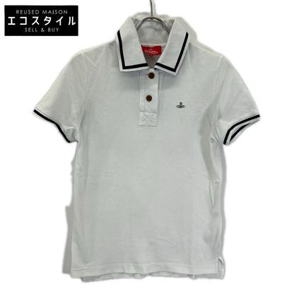 VivienneWestwoodRedLabel ヴィヴィアンウエストウッドレッドレーベル 16-12-3120001 ホワイト オーブ ポロシャツ トップス