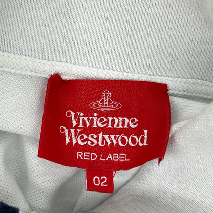 VivienneWestwoodRedLabel ヴィヴィアンウエストウッドレッドレーベル 16-12-3120001 ホワイト オーブ ポロシャツ トップス