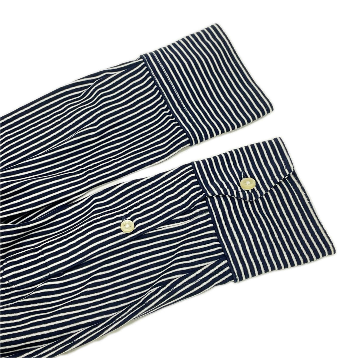 POLObyRalphLauren ポロラルフローレン ネイビー×ホワイト ALEXA STRIPE KNIT 長袖 シャツ トップス