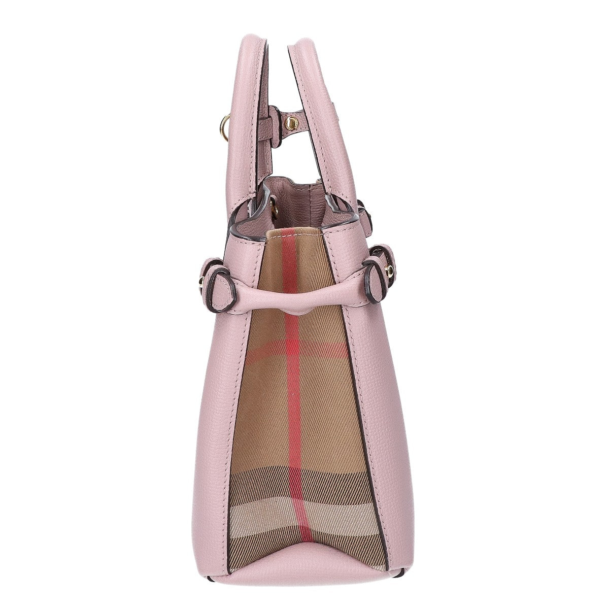 BURBERRY バーバリー 4023701 グレインカーフレザー ベビー バナー 2WAY ショルダーバッグ ハンドバッグ