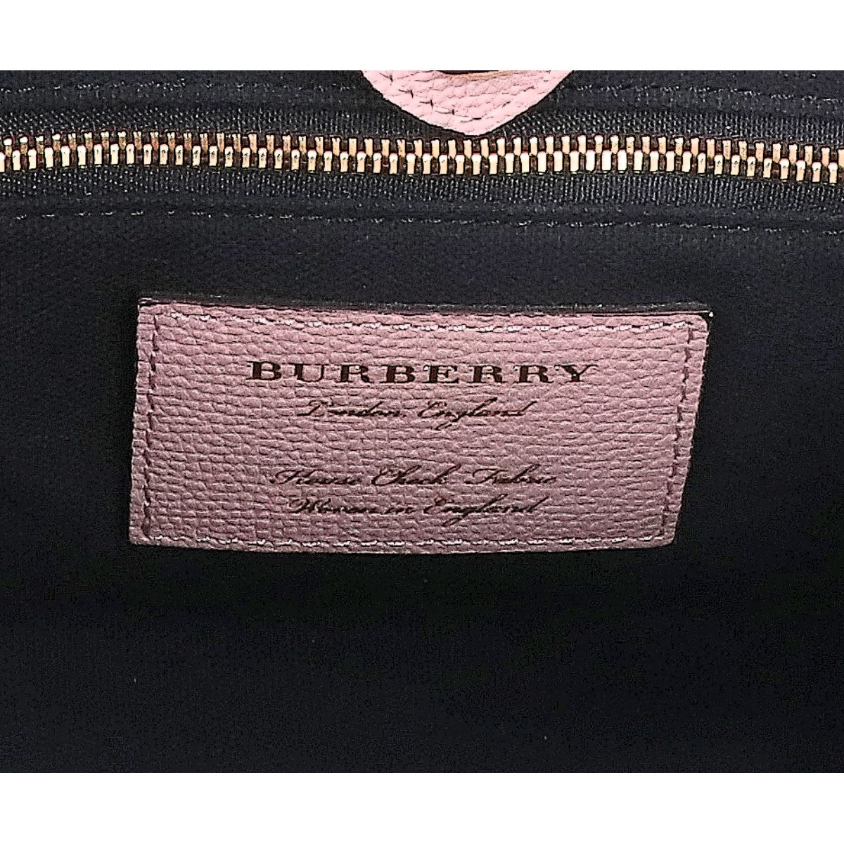 BURBERRY バーバリー 4023701 グレインカーフレザー ベビー バナー 2WAY ショルダーバッグ ハンドバッグ