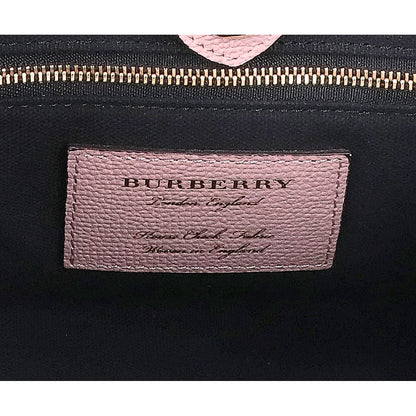 BURBERRY バーバリー 4023701 グレインカーフレザー ベビー バナー 2WAY ショルダーバッグ ハンドバッグ