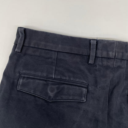 VALENTINO ヴァレンティノ JV0RCG5525T ネイビー コットン ストレートパンツ ボトムス