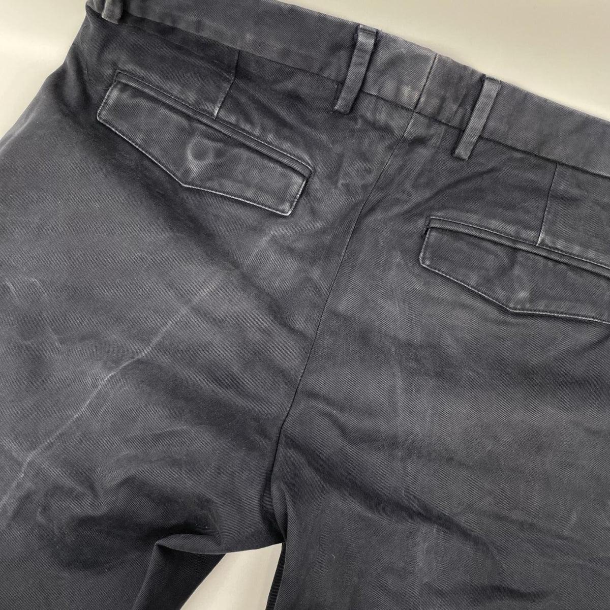 VALENTINO ヴァレンティノ JV0RCG5525T ネイビー コットン ストレートパンツ ボトムス