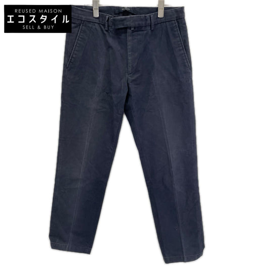 VALENTINO ヴァレンティノ JV0RCG5525T ネイビー コットン ストレートパンツ ボトムス