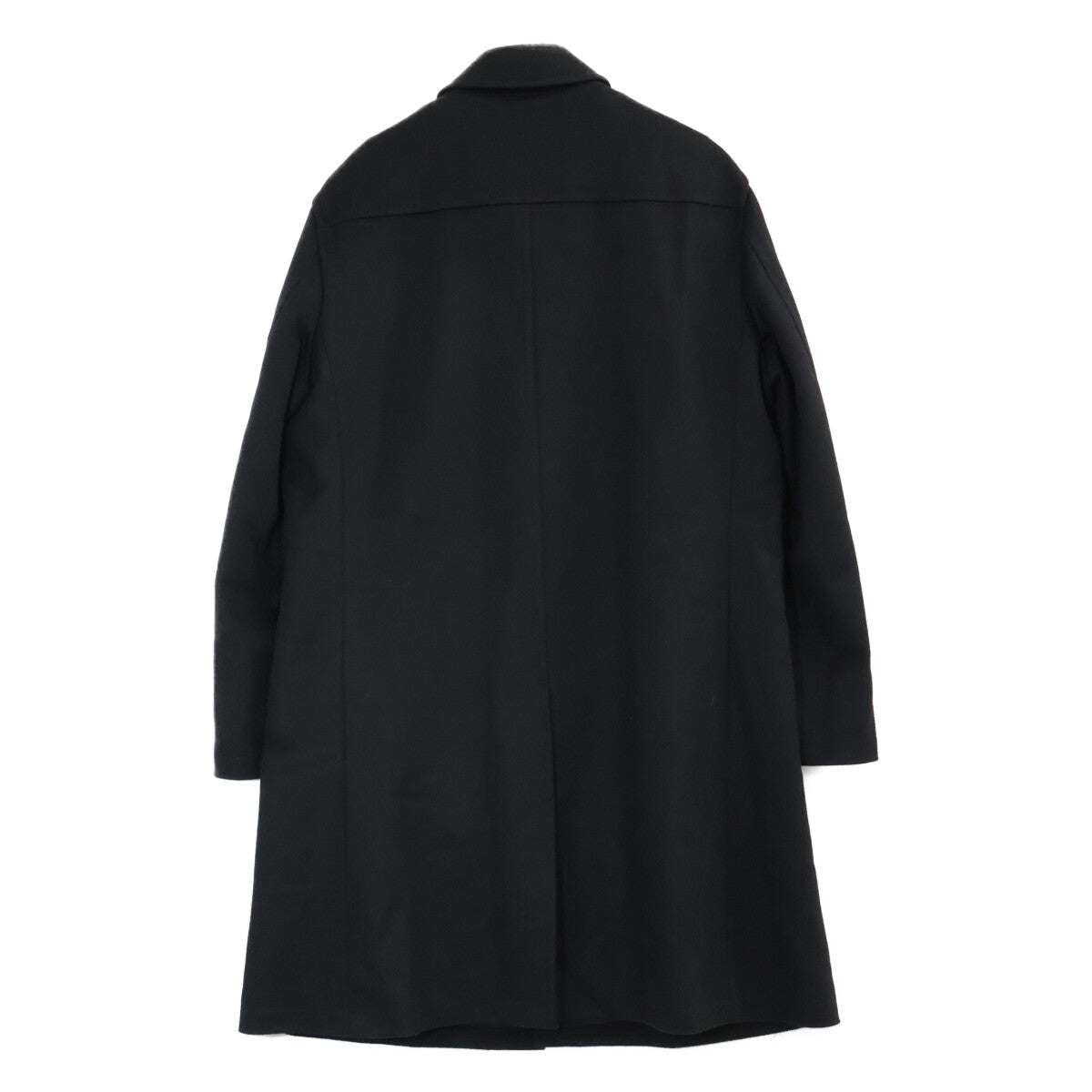 Burberry Black Label バーバリーブラックレーベル ブラック 羊毛×アンゴラ ステンカラーコート コート