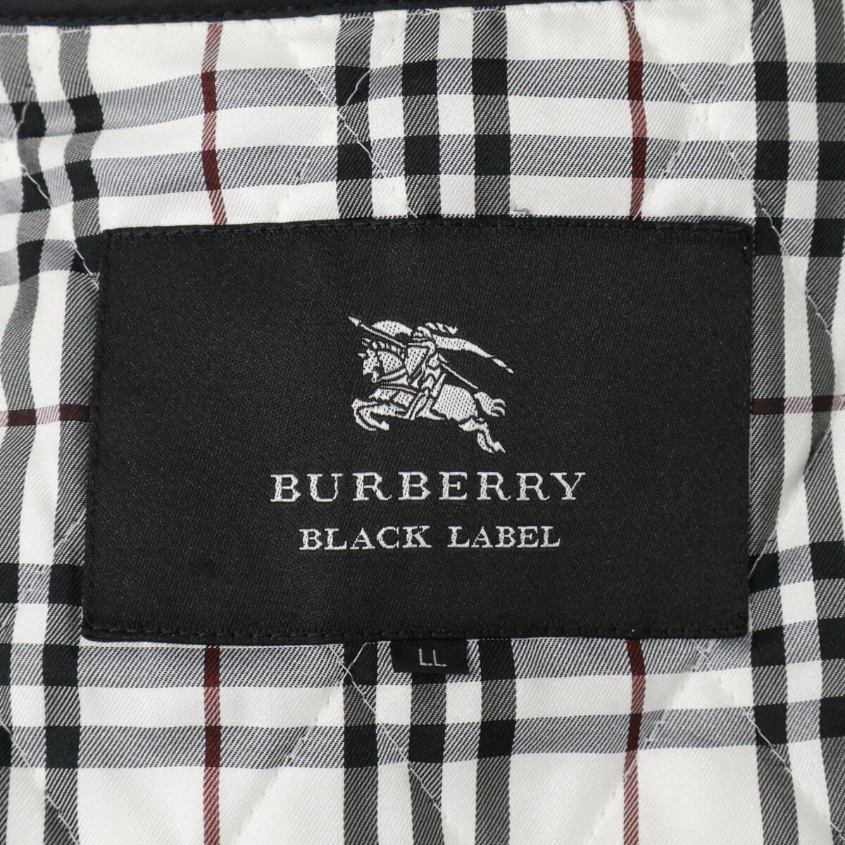 Burberry Black Label バーバリーブラックレーベル ブラック 羊毛×アンゴラ ステンカラーコート コート
