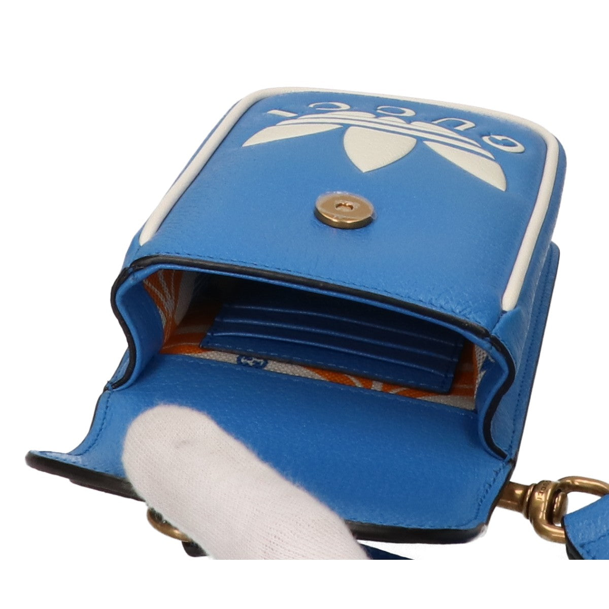 GUCCI グッチ x adidas アディダス 新品同様 トレフォイル ミニショルダーポーチ ショルダーバッグ