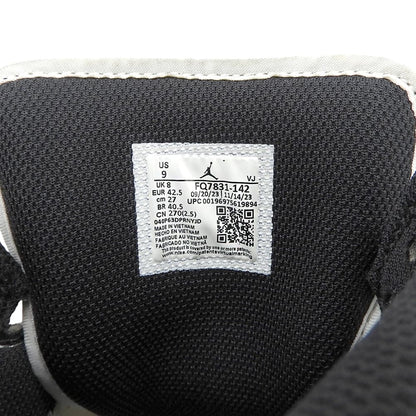 NIKE ナイキ AIR JORDAN 1 MID SE ハイカットスニーカー シューズ メンズ ホワイト ブラック セイル ブルーグレー 27cm FQ7831-142 シューズ