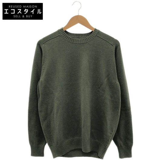 UNITED ARROWS ユナイテッドアローズ 1113-299-4950 オリーブ 奥山メリヤス ミドルゲージ ニット トップス