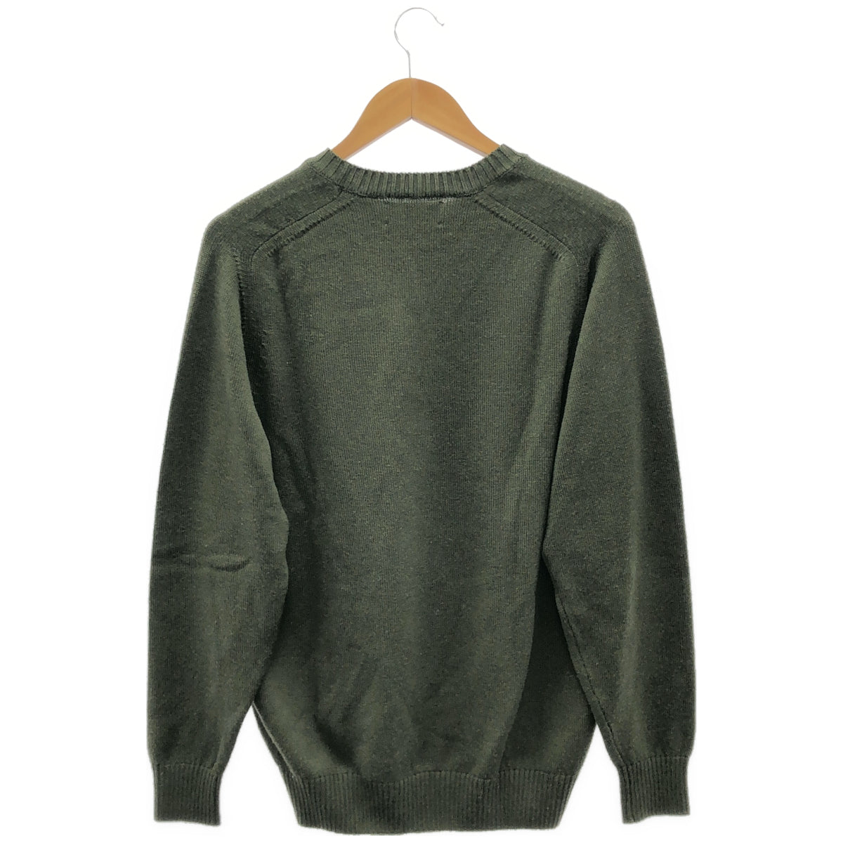 UNITED ARROWS ユナイテッドアローズ 1113-299-4950 オリーブ 奥山メリヤス ミドルゲージ ニット トップス