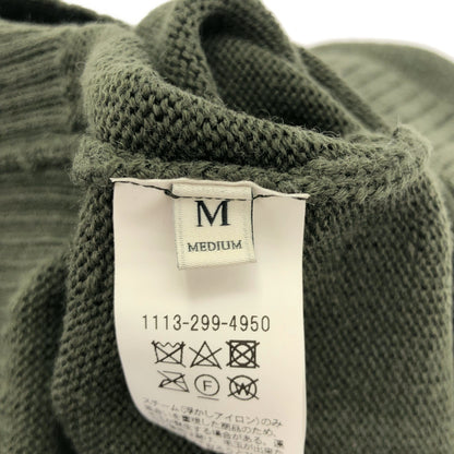 UNITED ARROWS ユナイテッドアローズ 1113-299-4950 オリーブ 奥山メリヤス ミドルゲージ ニット トップス