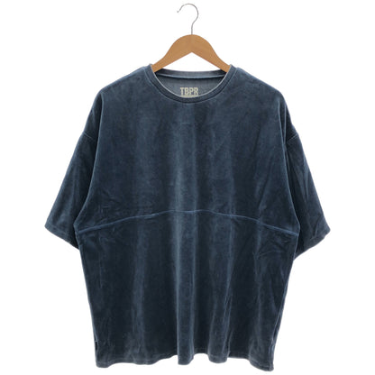 TIGHTBOOTH タイトブース ブルー ベロア Tシャツ トップス