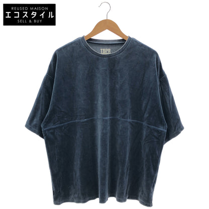 TIGHTBOOTH タイトブース ブルー ベロア Tシャツ トップス