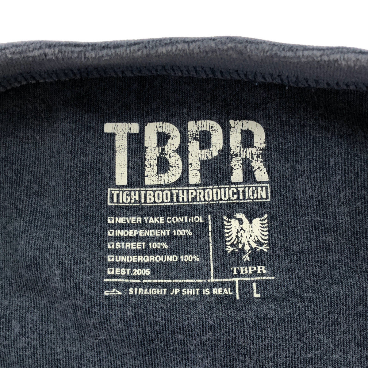 TIGHTBOOTH タイトブース ブルー ベロア Tシャツ トップス