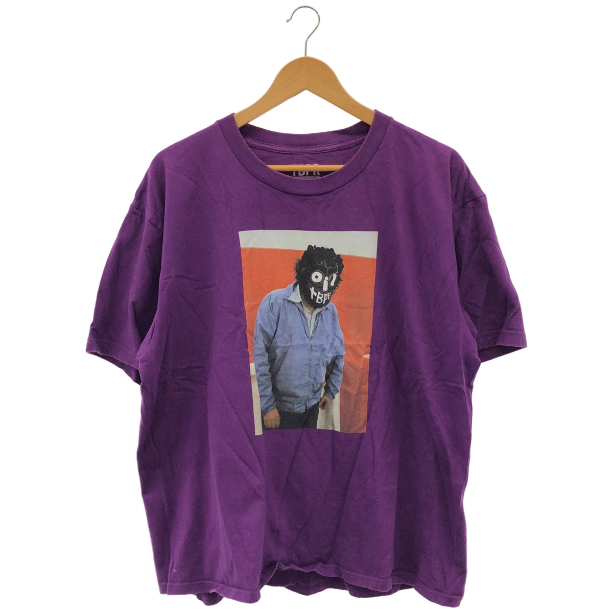 TIGHTBOOTH タイトブース ×OILWORKS パープル グラフィック KUBRICKTシャツ トップス
