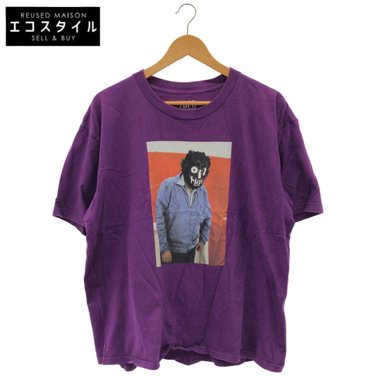 TIGHTBOOTH タイトブース ×OILWORKS パープル グラフィック KUBRICKTシャツ トップス