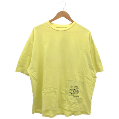 TIGHTBOOTH タイトブース ×河村康輔 イエロー コットン100 DUPLICATION Tシャツ トップス