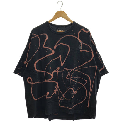TIGHTBOOTH タイトブース ブラック コットン100 BLEACH Tシャツ トップス