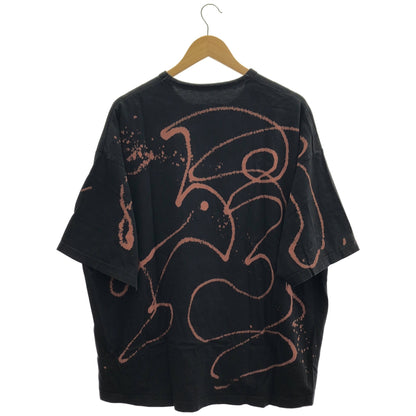 TIGHTBOOTH タイトブース ブラック コットン100 BLEACH Tシャツ トップス