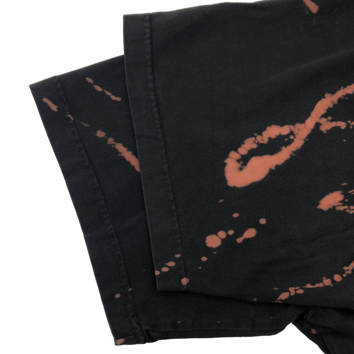 TIGHTBOOTH タイトブース ブラック コットン100 BLEACH Tシャツ トップス