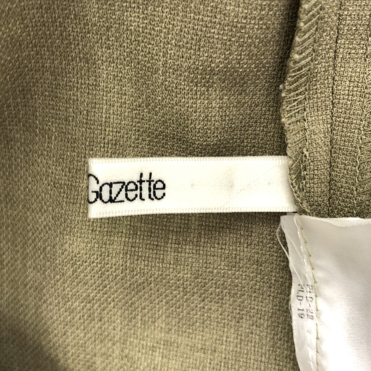 Whim Gazette ウィムガゼット ブラウン 接触冷感 洗える ドライストレッチ 2WAYブラウス トップス