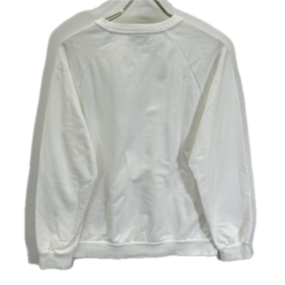A.P.C. アーペーセー ×SHO SHIBUYA ホワイト ロゴ ペイント ラグランスリーブ スウェット トップス