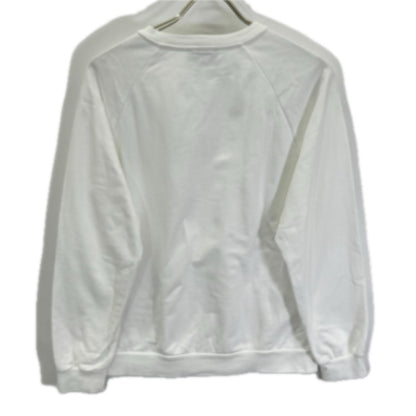 A.P.C. アーペーセー ×SHO SHIBUYA ホワイト ロゴ ペイント ラグランスリーブ スウェット トップス