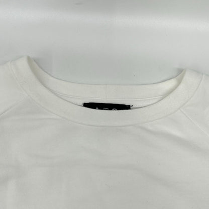 A.P.C. アーペーセー ×SHO SHIBUYA ホワイト ロゴ ペイント ラグランスリーブ スウェット トップス
